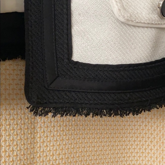 White House Black Market B&W Striped Blazer - Picture 3 of 5